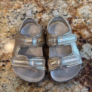 Carters Gold Baby Sandals